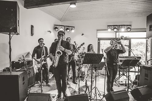 Kapela Kiks Brass na svatbě:  Koutečtí